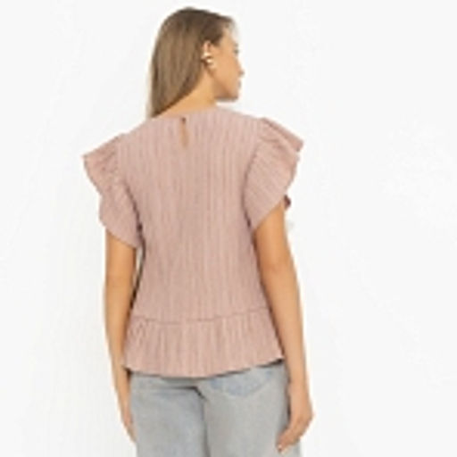 Блуза из жатой ткани, Потому что нужно! (коричневая) - Charutti фото 17