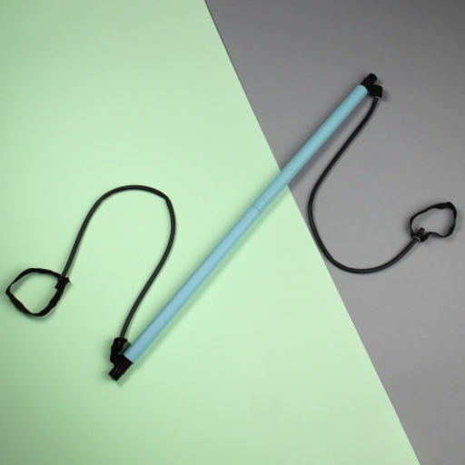 Палка гимнастическая Woohooo FlexiRod / 91х3.2cм / Эспандеры 75 см / WF91BL / голубой - Галеонтрейд фото 2