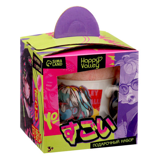 Подарочный набор Аниме, кружка с игрушкой - Happy valley фото 8