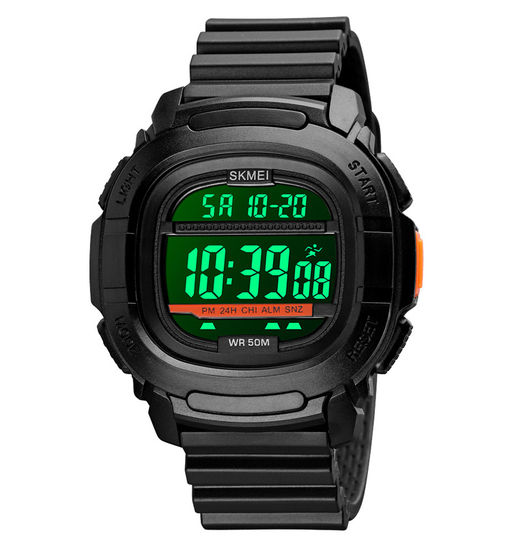 Часы наручные Skmei мужские электронные спортивные 1657black-black