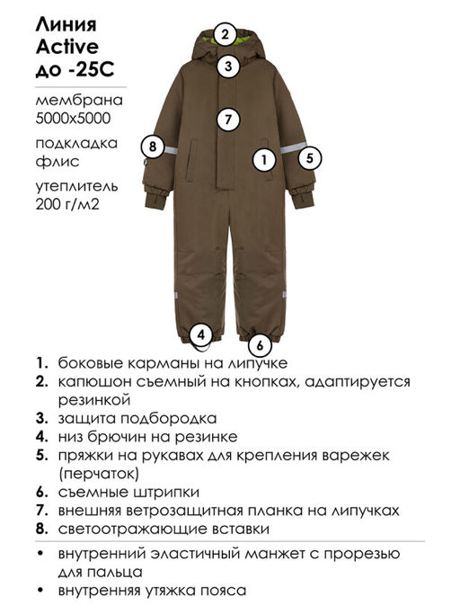PlayToday / Комбинезон зимний для мальчика  фото 6