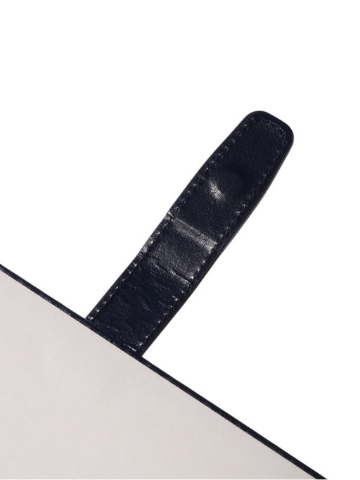 Ежедневник недатированный А5, с хлястиком, 128 листов, в линейку, пвх, синий - Simaland фото 11