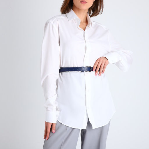 Ремень женский, ширина 2,2 см, винт, пряжка металл, цвет синий - Simaland фото 3