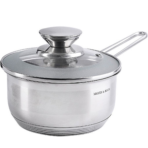 30967 Сотейник нерж с крышкой 0,6 л 12 см MB /MAYER&BOCH/