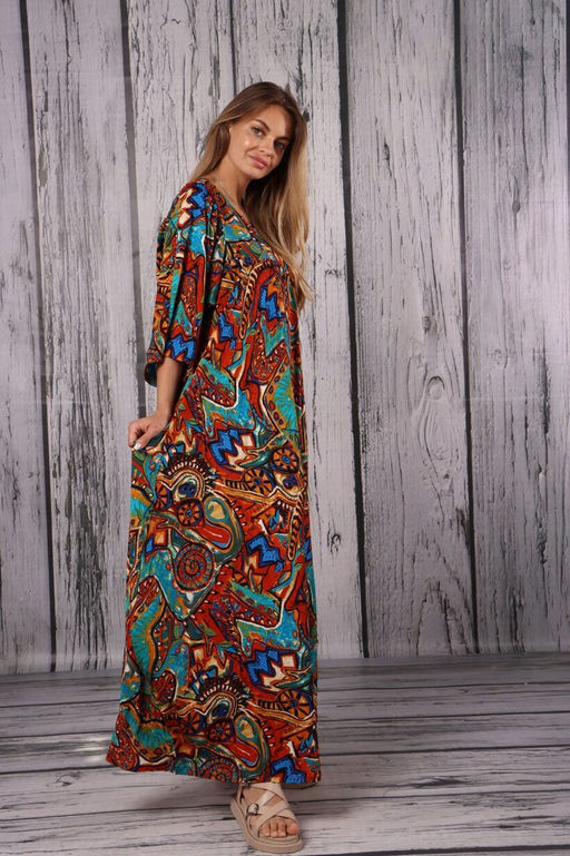 ПЛАТЬЕ ТЮЛЬПАН ЦВЕТНОЕ