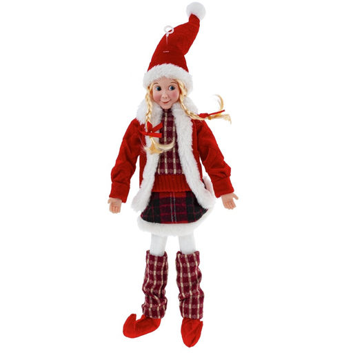 Игрушка набивная "Эльф", L15 W10 H60 см, 2в.