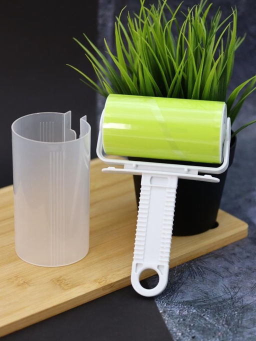 Многоразовый ролик для чистки одежды в футляре "Grass", 16,7*11 см