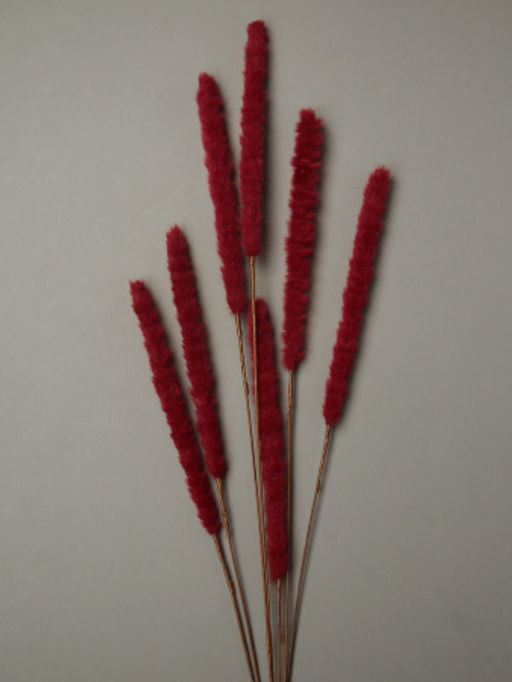 Ветка декоративная 7 веток 80 см / RW-316-2 /уп 12/144/винный цвет - Галеонтрейд фото 3