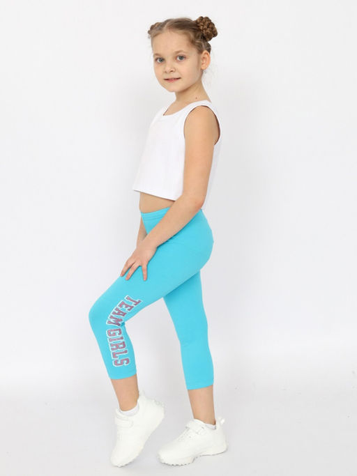 CRB wear/CSKG 70485-40-408 Бриджи для девочки,бирюзовый/Ex.Cherubino  фото 5