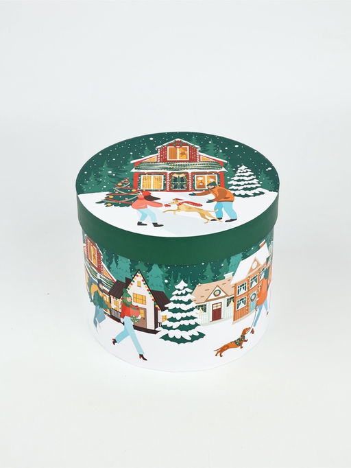 Набор подарочных коробок  5 в 1 «Город», 13  х 14– 19.5  х 22 см