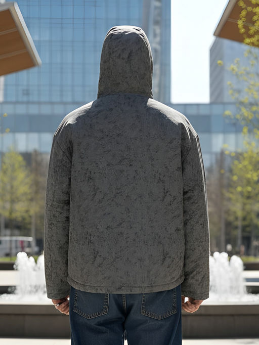 Куртка спортивная мужская весна осень серого цвета 25470Sr - Mtforce фото 23