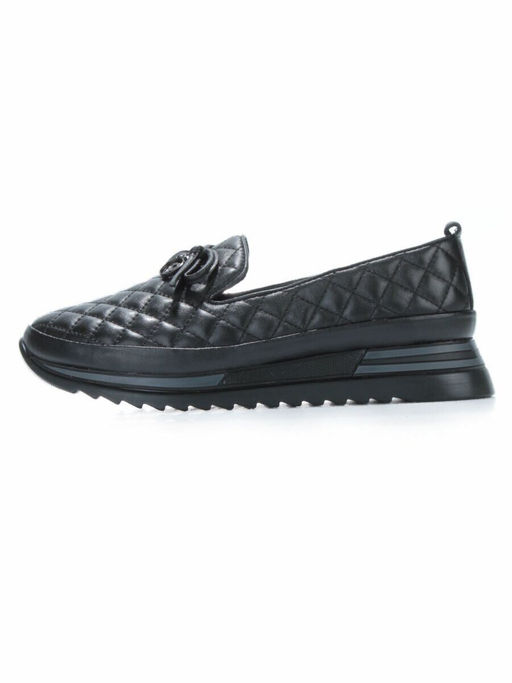 03-5016-3 BLACK Полуботинки женские (натуральная кожа)