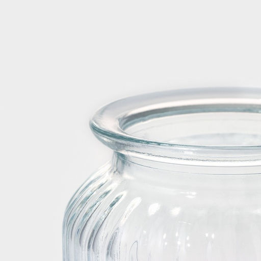 Банка стеклянная для сыпучих продуктов с керамической крышкой Доляна Зайка в золотом, 950 мл  фото 14