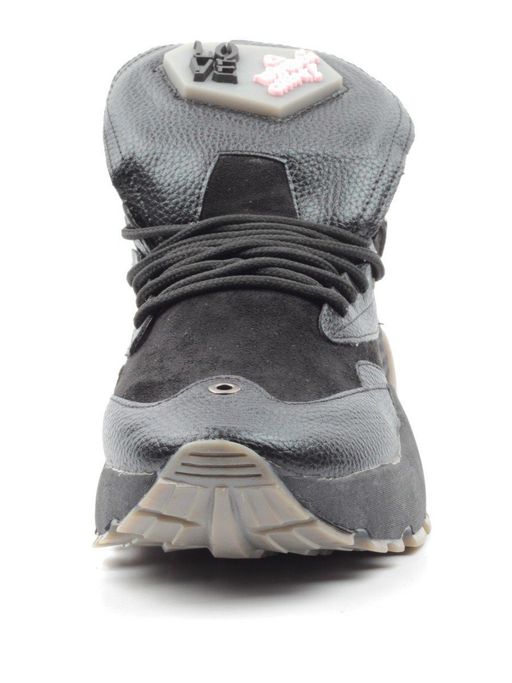 05-B5-47 BLACK Кроссовки женские (искусственные материалы) - Фабричный китай фото 9