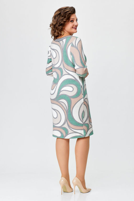 Блуза Swallow 803.2 черный+серебряный узор фото 937