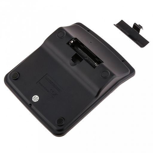 Калькулятор настольный 12х14,8х4,7см, 12 разрядов, два типа питания, цвет - черный, в цветной коробке (Китай)