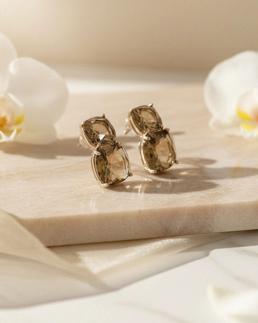 Серьги с кристаллами Swarovski, Изящные серьги с кристаллами Swarovski