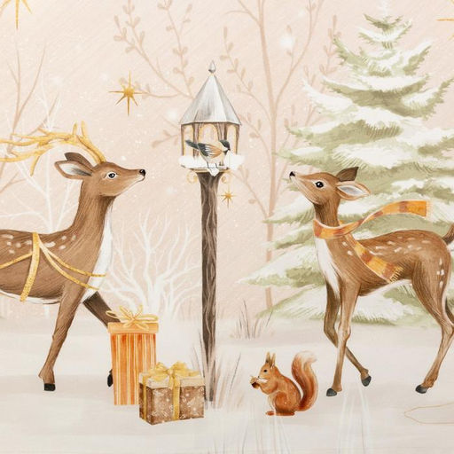 Скатерть новогодняя «Этель» Christmas forest, 150×220 ±3 см с ГМВО, 100% хлопок, 190 г/м²