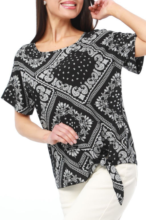 Блузка Лиззи, блэк - Dstrend фото 4