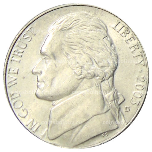 5 центов 2003 года D США