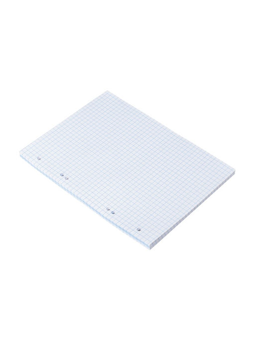 Цена за 4 шт. Сменный блок для тетрадей на кольцах А5, 80 листов в клетку, Calligrata, белый 100%