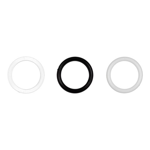 BLITZ CP01-12 кольцо пластик 12 мм 100 шт прозрачный