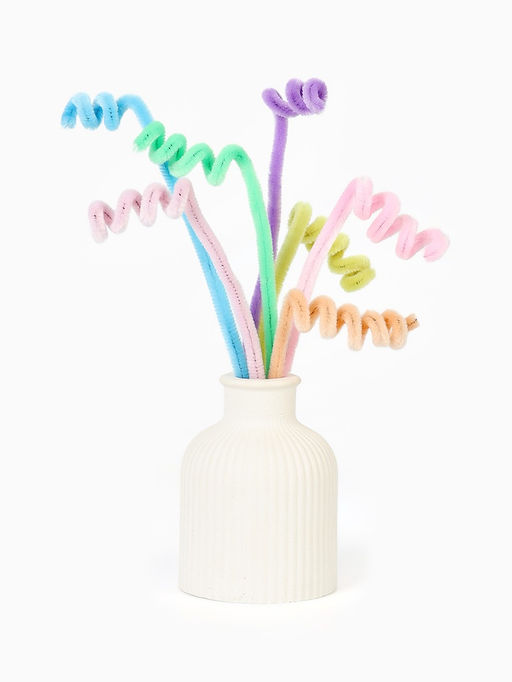 Синельная проволока, набор 100 шт, размер 1 шт 30х0,8 см 7 цветов в наборе