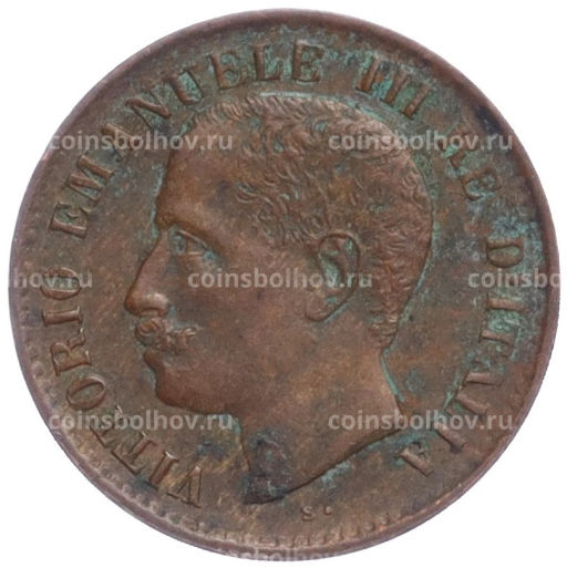 Монета 1 чентезимо 1905 года Италия