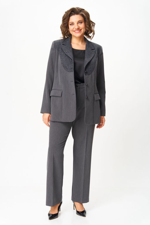 Костюм Anastasia Mak 1297 серый фото 9