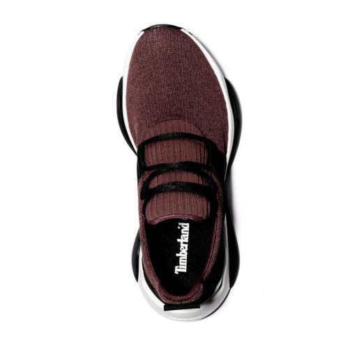 Женские кроссовки для активного отдыха Timberland Emerald Bay Knit Sneaker бордовые  фото 2