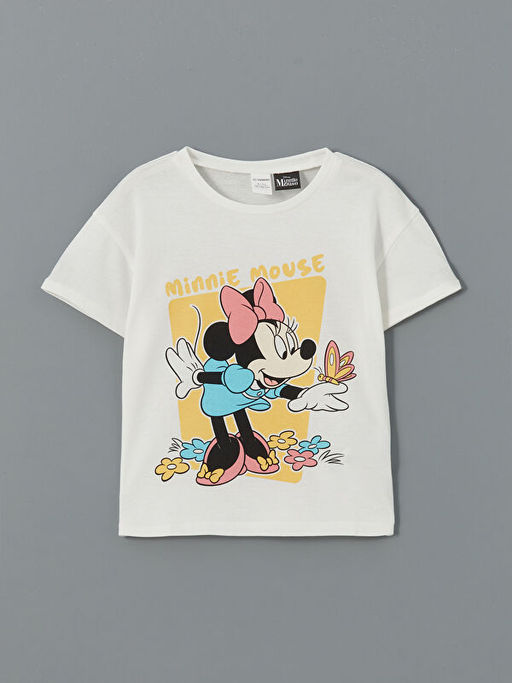 Minnie Mouse Bask?l? K?z ?ocuk Ti??rt