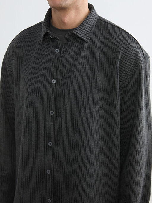 Regular Fit Dokulu Erkek G?mlek