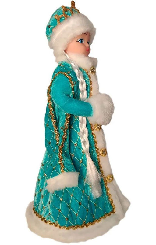 Снегурочка Царская 44 см индивид.уп. БИРЮЗОВАЯ - Коломеев фото 5