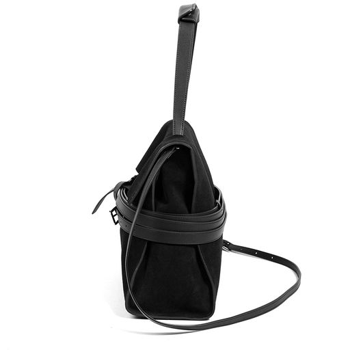 Женская сумка, замша, MIRONPAN 520607 Черный