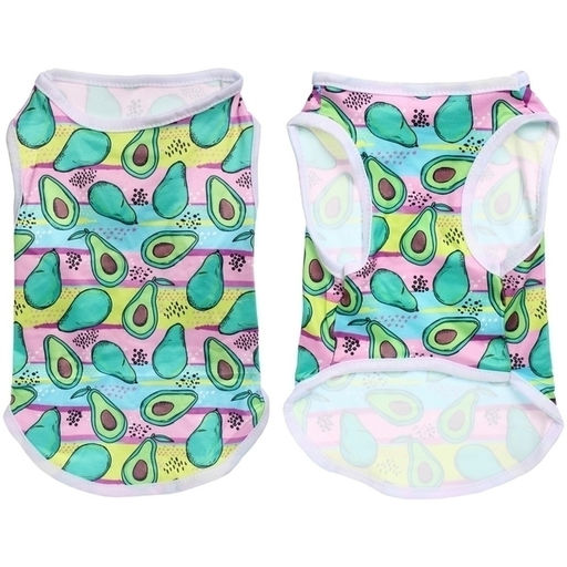 Цена за 2 шт. Майка для собак мелких пород "БРО на стиле", авокадо, размер М (длина спинки 29см, объем груди 35см, от 3 до 6кг)