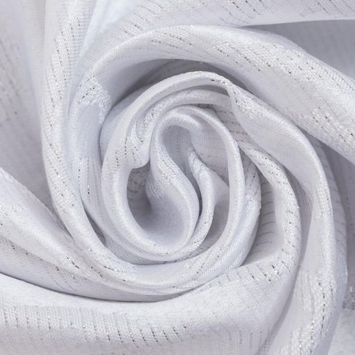 Штора портьерная «Этель. Ромб», 290×270 см, белая