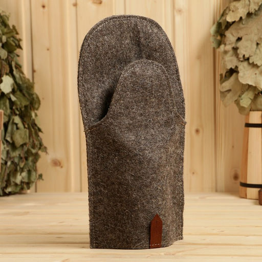 Набор банный Старший по бане шапка, коврик, рукавица - Simaland фото 9