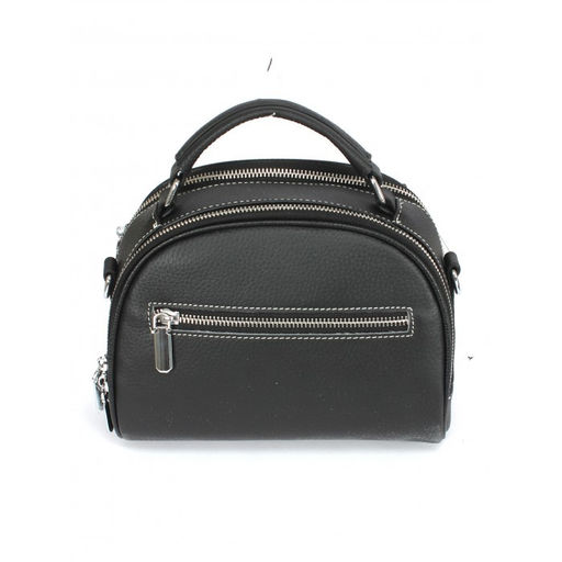 Сумка женская натуральная кожа GU 2066-9942, 1отд+карм/пер, 2плеч/рем, черный 264119 - Adelia фото 2