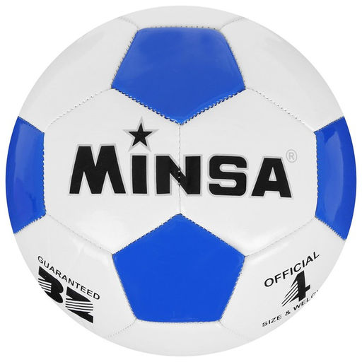 Мяч футбольный MINSA, PVC, машинная сшивка, 32 панели, р. 4  фото 5