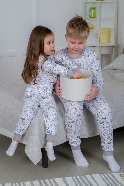 Пижама детская из интерлока пенье Дрёма котик - Амадэль фото 40