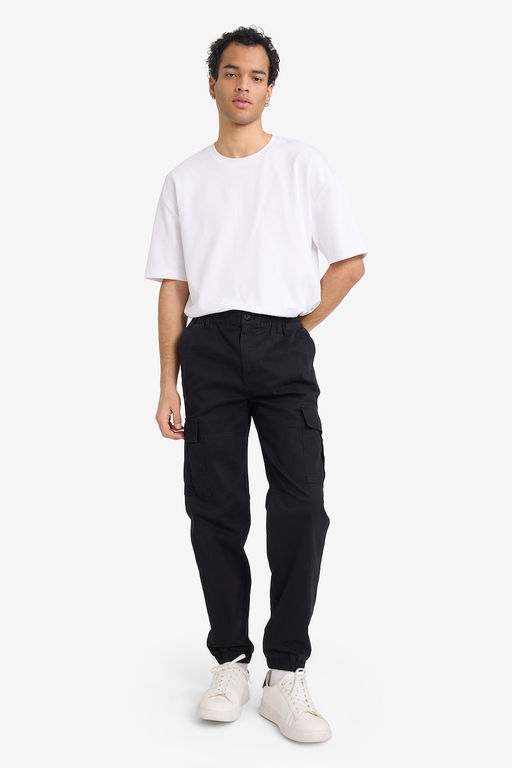 Габардиновые брюки-карго с карманами Regular Jogger - Defacto фото 8