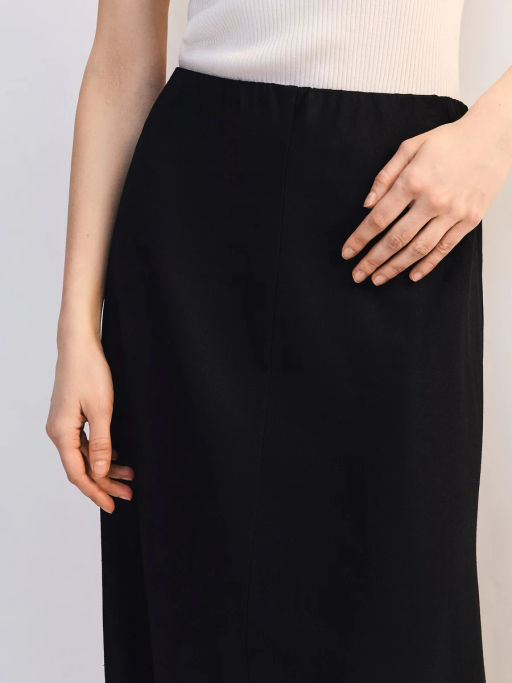 Юбка миди из вискозы и льна ZR2605013502-50 / Zarina