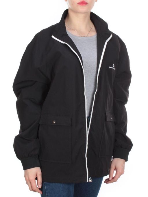 1106 BLACK Ветровка женская MADAM MODA (100% полиэстер) - Fashion фото 6