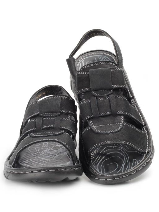 P2302-66 BLACK Сандалии мужские - No name фото 13