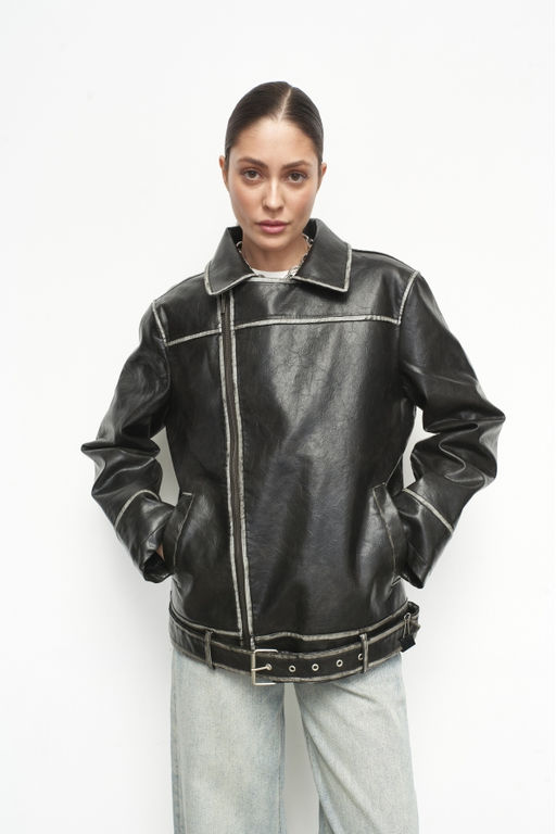 Куртка-косуха утепленная Black - Erist store фото 7