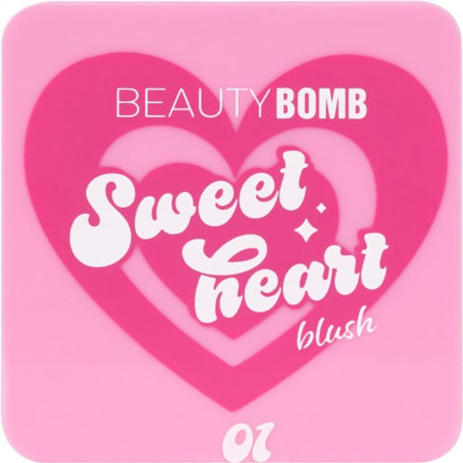 Beauty Bomb Румяна / Blush Sweetheart тон 01 матовый теплый розовый фото 2