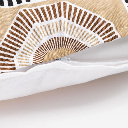 Наволочка декоративная 40х40 см, Circle beige, 100% хлопок - Этель фото 6