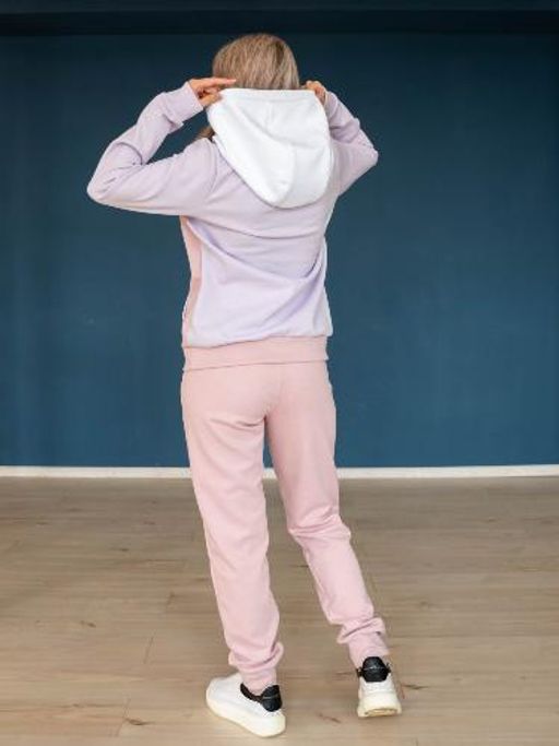 Женский Спортивный костюм Мона Лиза, Белый-Лаванда-Пудра от Спортсоло