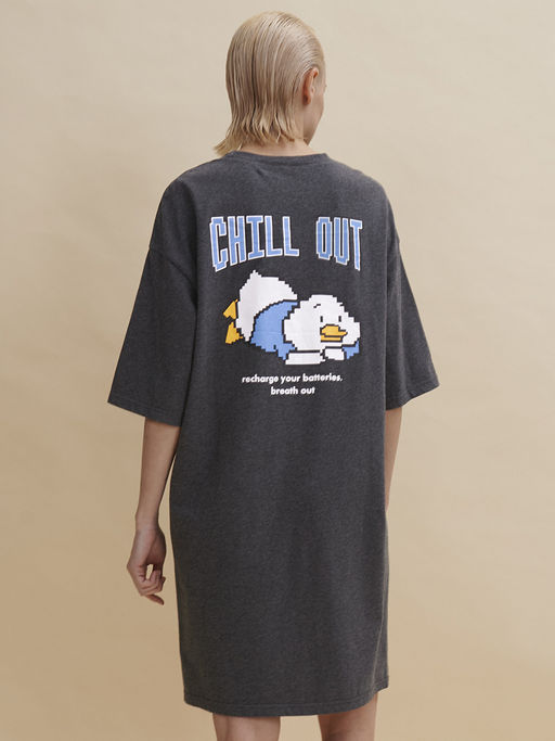 PELICAN, платье женское, Темно-серый  фото 2