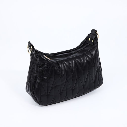 Сумка кросс-боди на молнии, цвет чёрный - Simaland фото 3